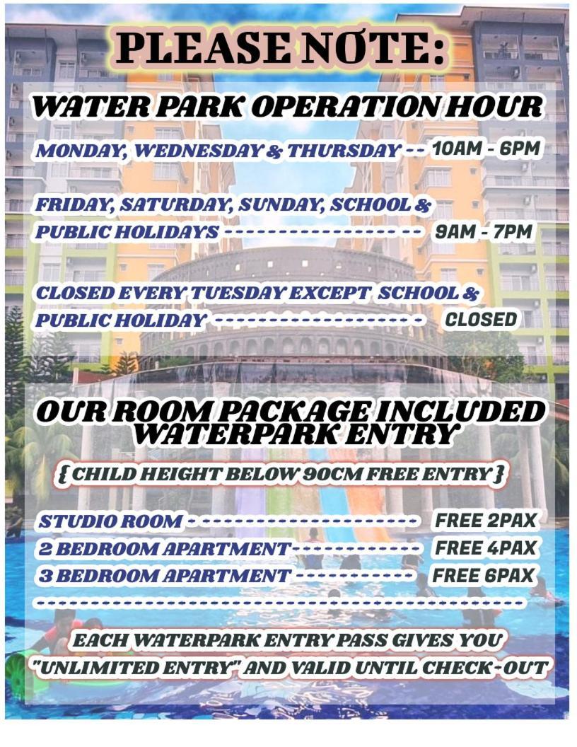 Melaka Top Largest Waterpark Resort - By Youbnb Homestay Melaka Zewnętrze zdjęcie